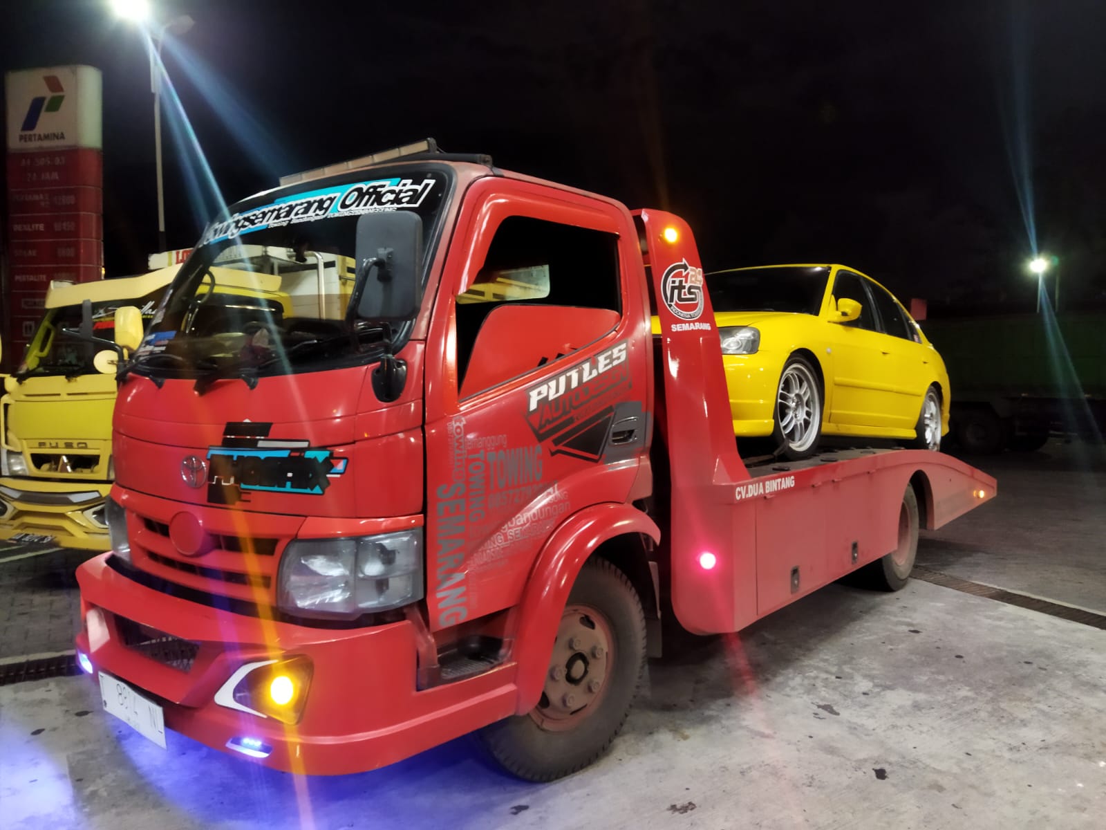Professional towing service